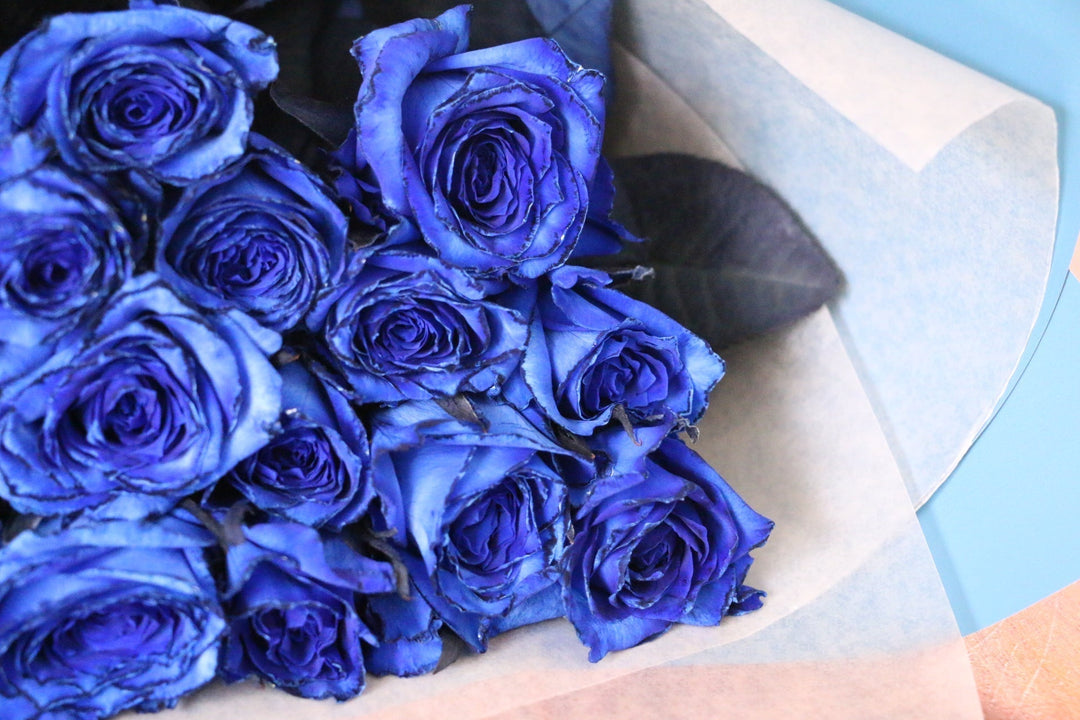 青いバラの花言葉|本数別の意味・おすすめのシーンをご紹介します