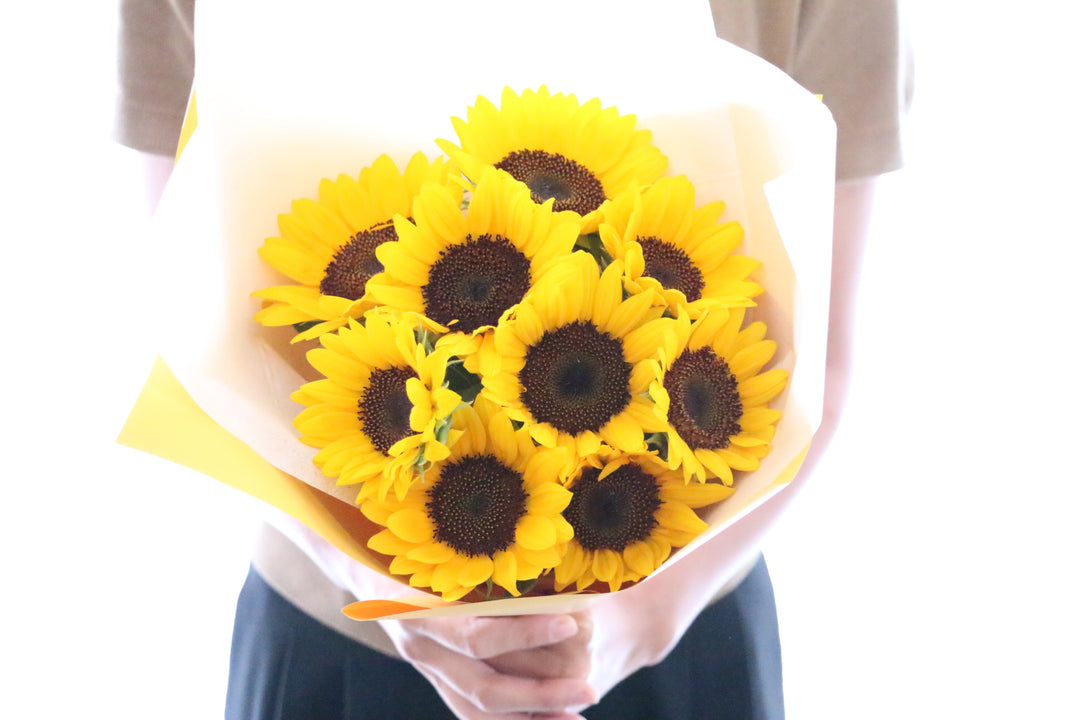 ひまわりの花束(9本)