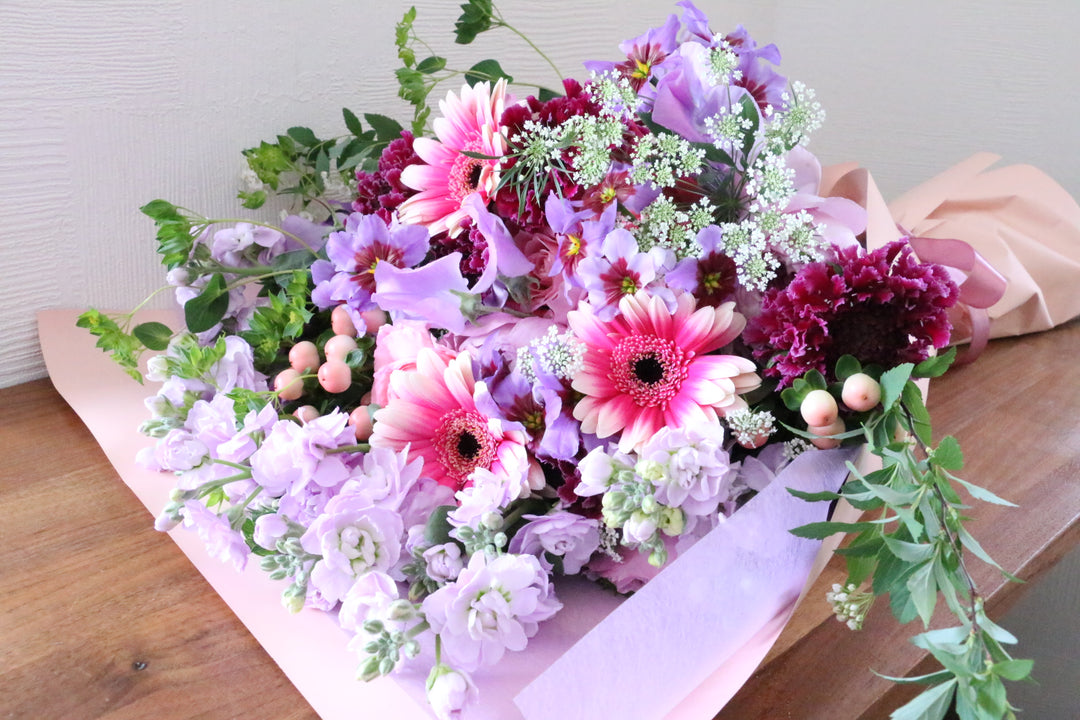 古希祝いのお花（花束・アレンジメント）