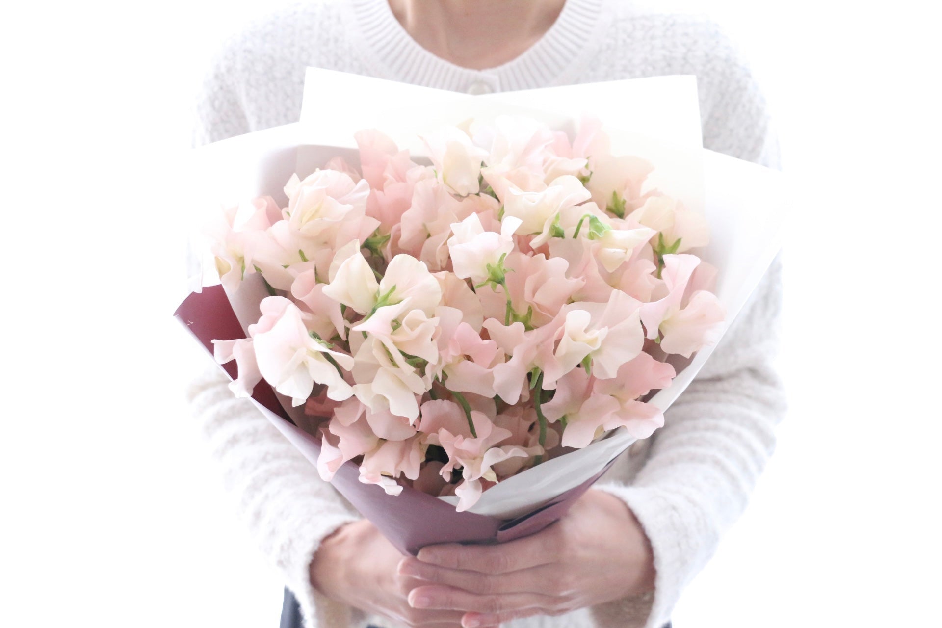 スイートピーの花束・ブーケ