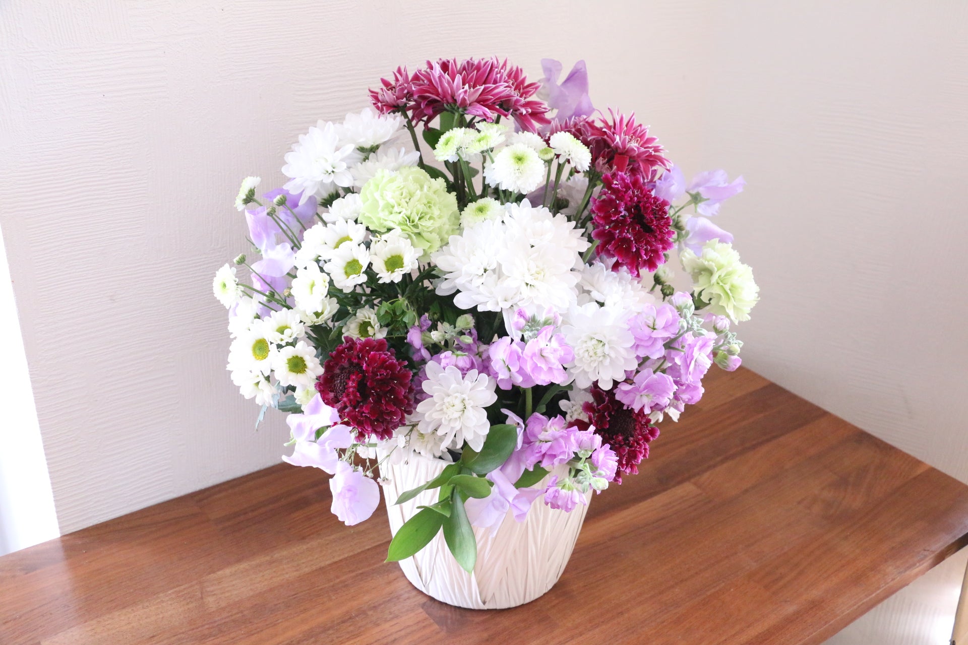 春のお彼岸のお花