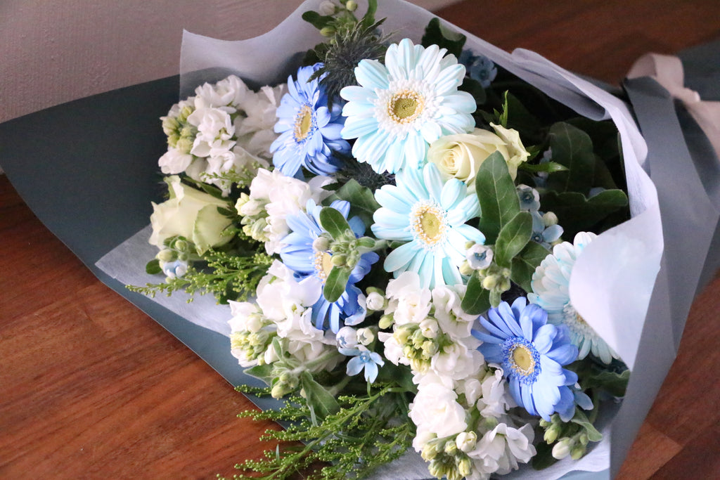 花かんむり♡リストブーケセット 青♡水色♡白 981488947.jpg?1596281615