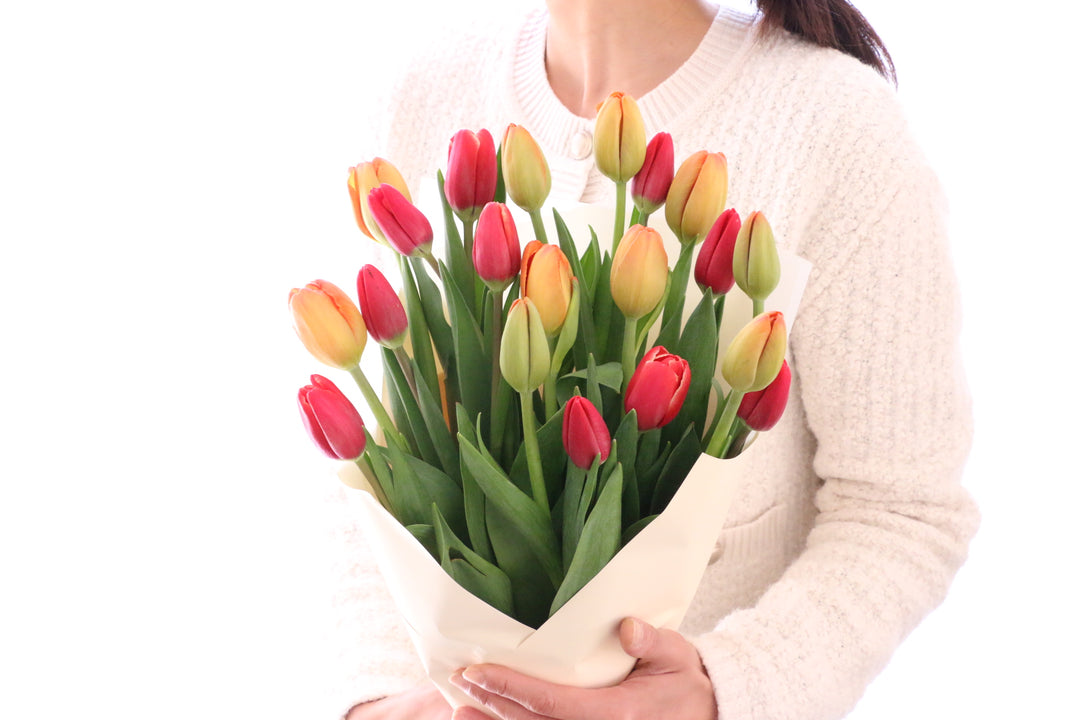 【2色MIX】チューリップの花束（20本）