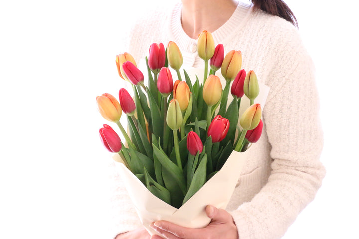 【2色MIX】チューリップの花束（20本）