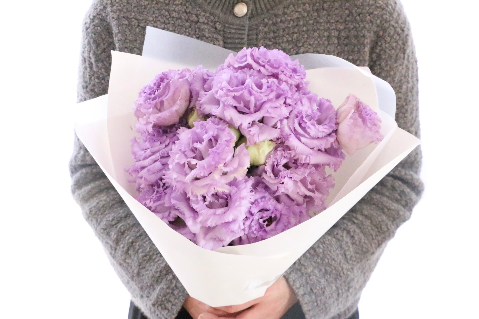 紫色のトルコキキョウの花束（3本） – 花・花束の通販サイト｜HanaTaku