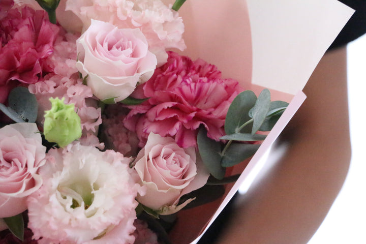ピンク系の花束 6,000円