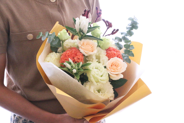 【敬老の日】秋の花束 黄色 Mサイズ　5,000円