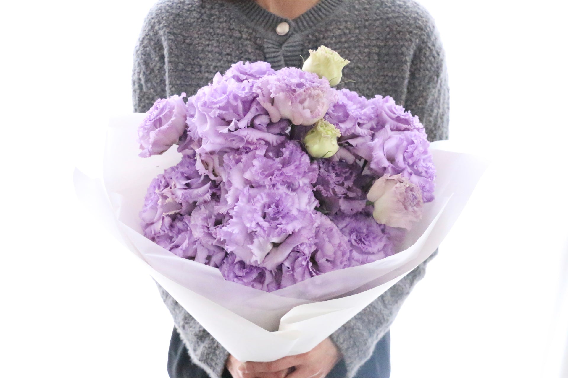 紫色のトルコキキョウの花束（5本） – 花・花束の通販サイト｜HanaTaku