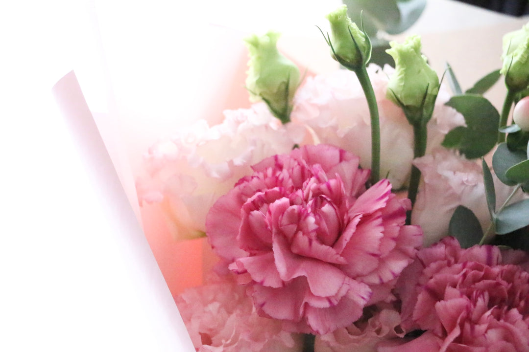 ピンク系の花束 3,000円