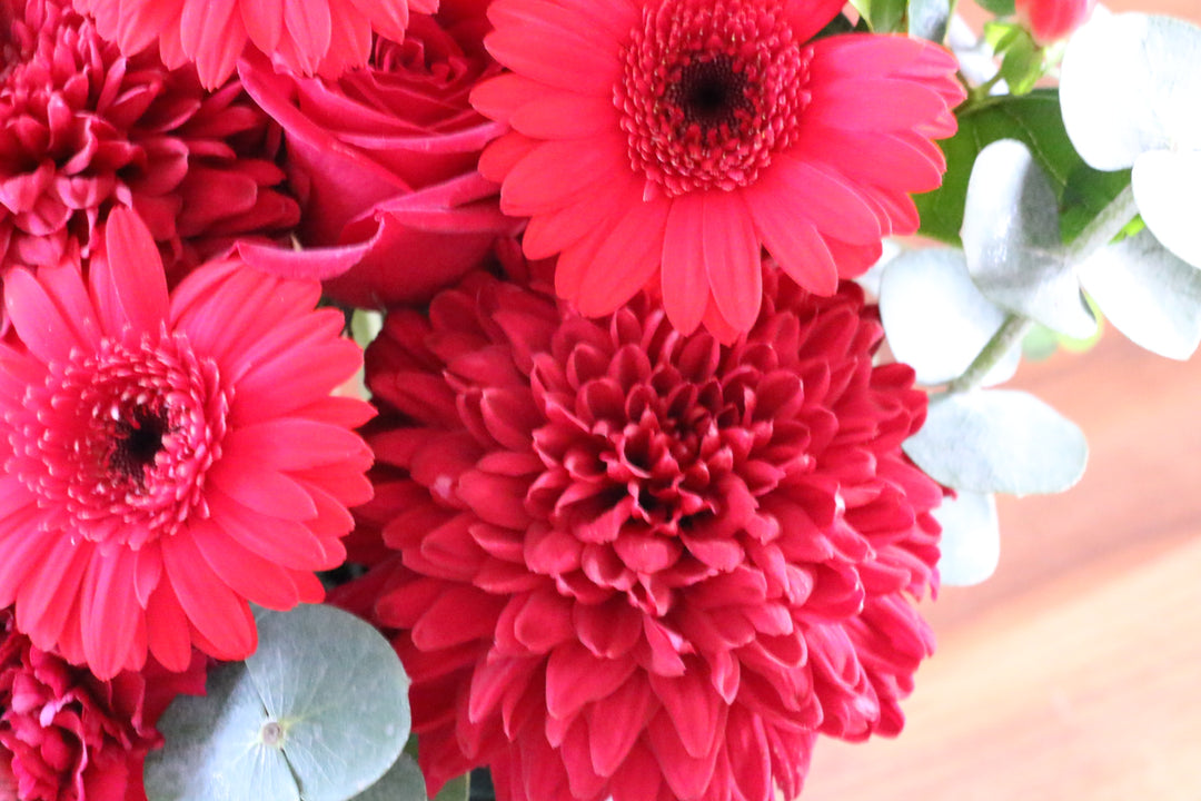 赤色のアレンジメント 6,000円