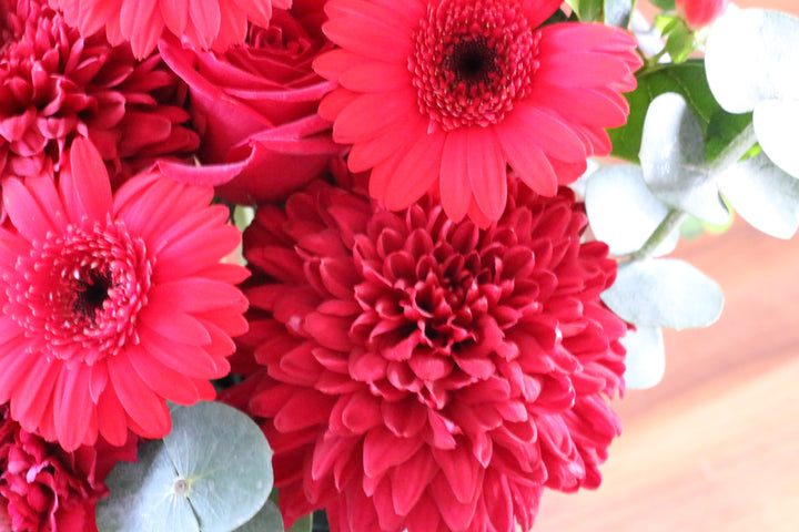 赤色のアレンジメント 6,000円