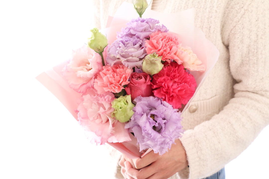 紫・ピンクの花束 4,000円