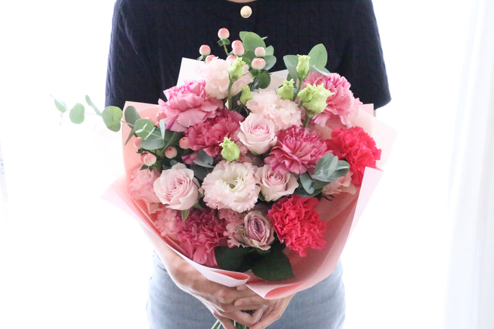 ピンク系の花束 10,000円