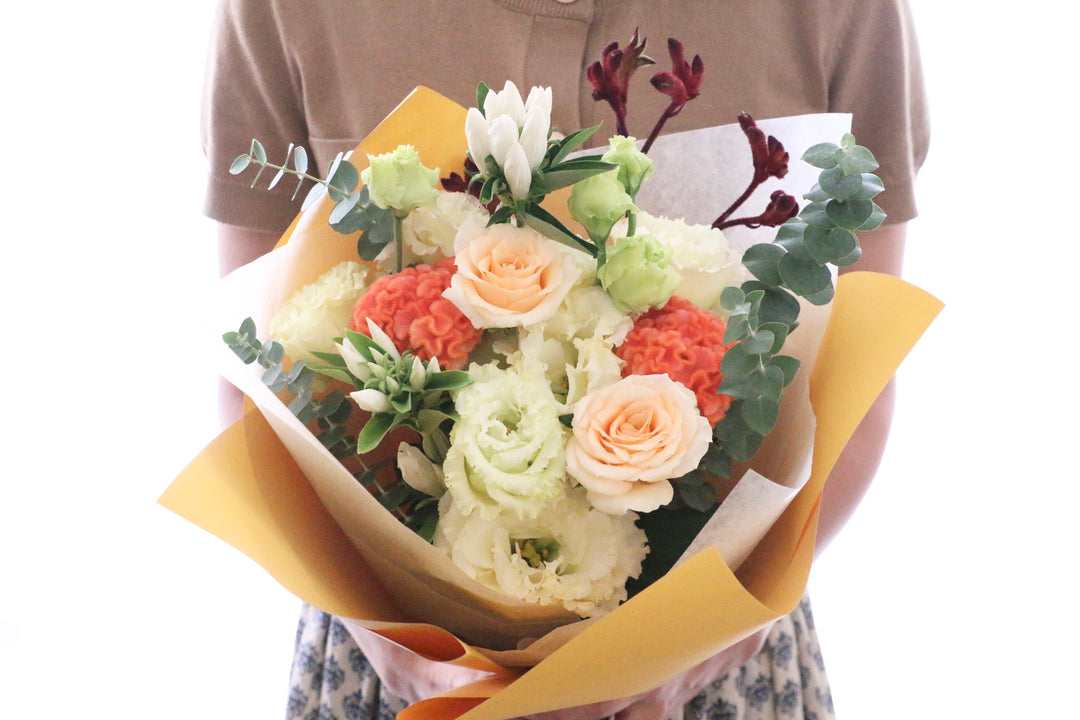 【敬老の日】秋の花束 黄色 Mサイズ　5,000円