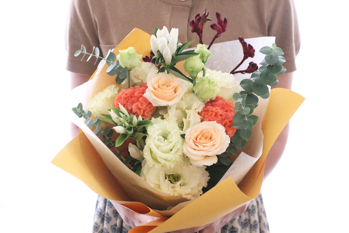 【敬老の日】秋の花束 黄色 Mサイズ　5,000円