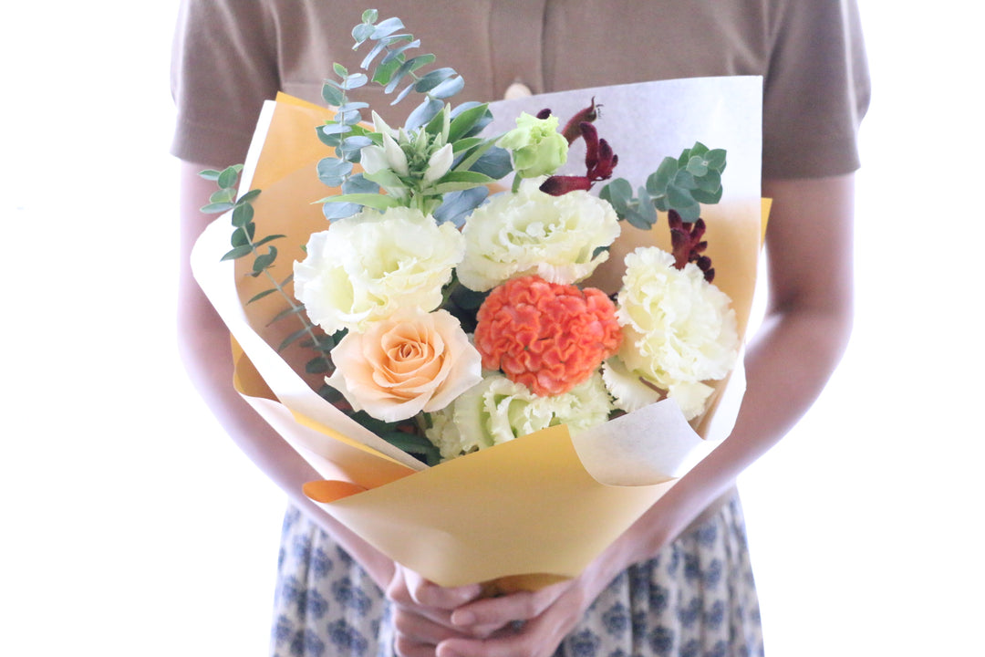 【敬老の日】秋の花束 黄色 Sサイズ　3,500円