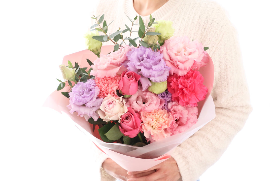 紫・ピンクの花束 6,000円