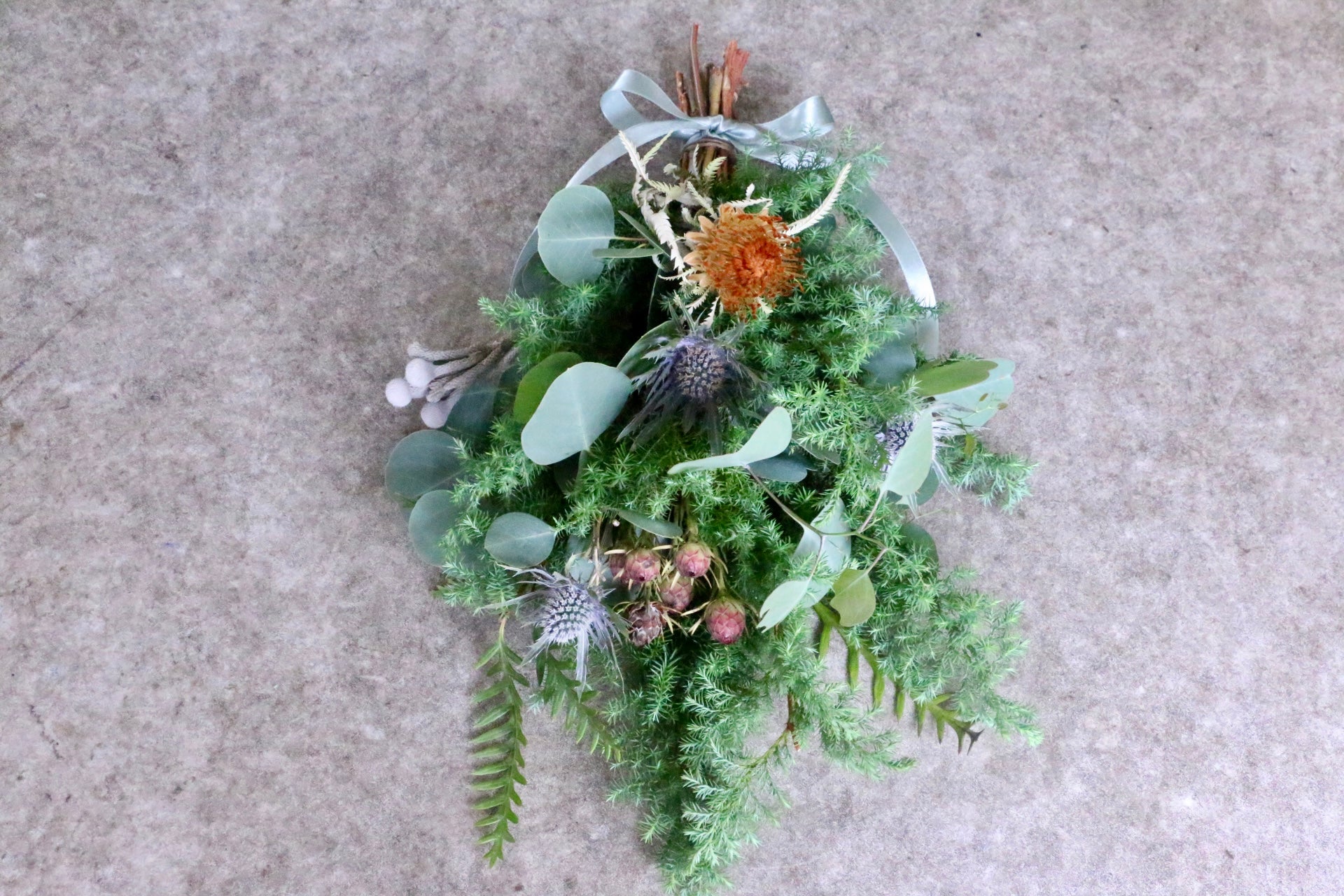 手作りフレッシュクリスマスリース・スワッグ【生花】2025年 – 花