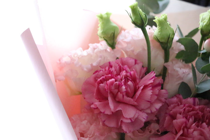 ピンク系の花束 3,000円