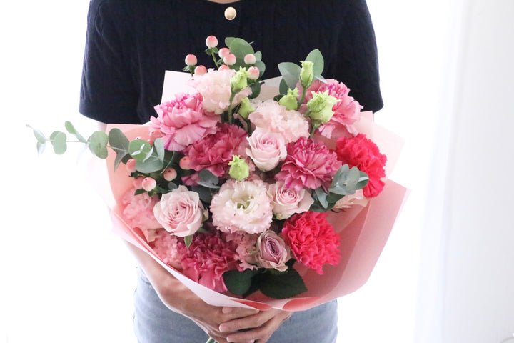 ピンク系の花束 10,000円