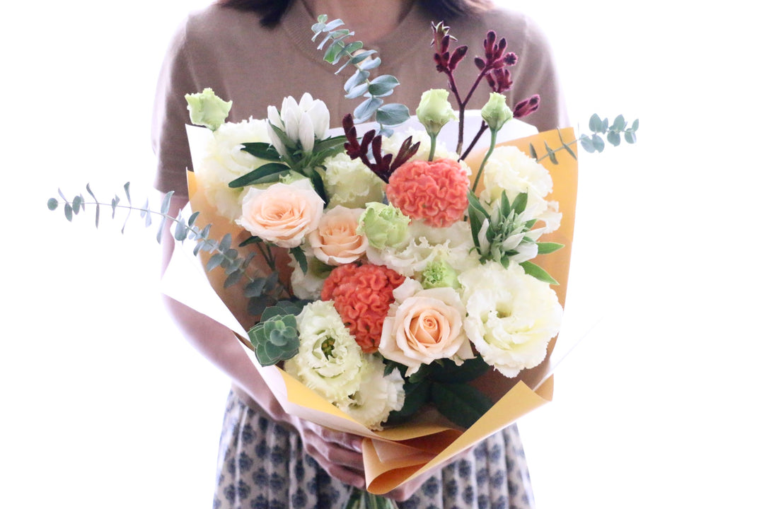 【敬老の日】秋の花束 黄色 Lサイズ　8,000円
