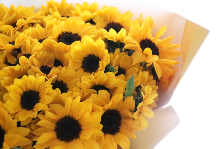 ひまわりの花束（101本）