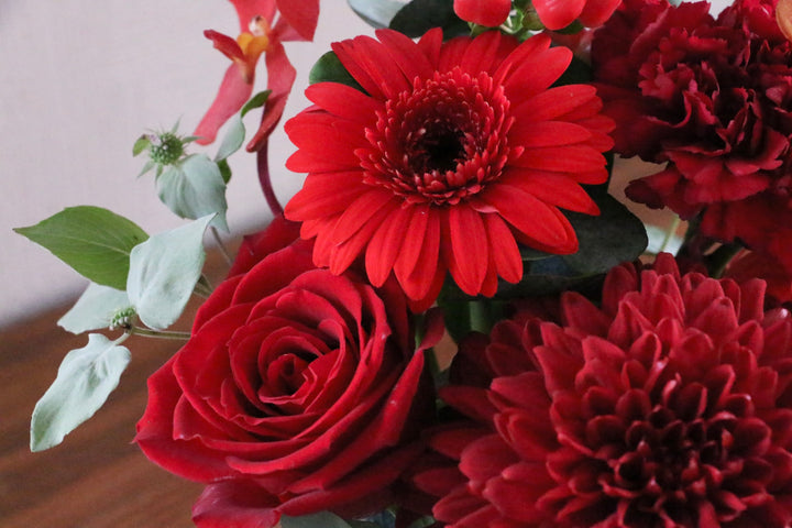 赤色のアレンジメント 4,000円