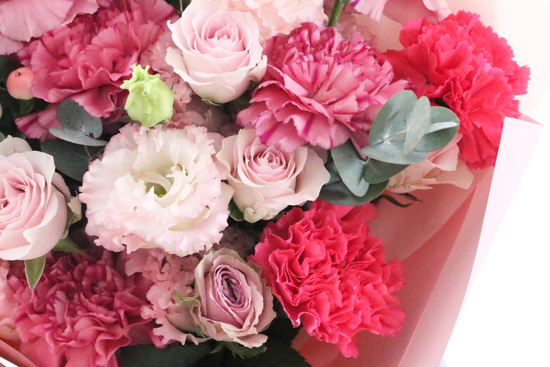 ピンク系の花束 10,000円