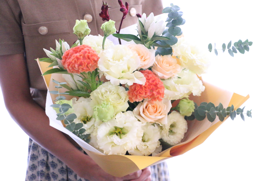 【敬老の日】秋の花束 黄色 Lサイズ　8,000円