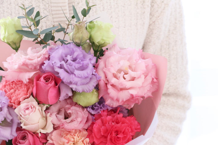 紫・ピンクの花束 5,000円