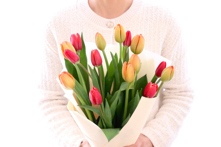 【2色MIX】チューリップの花束（15本）