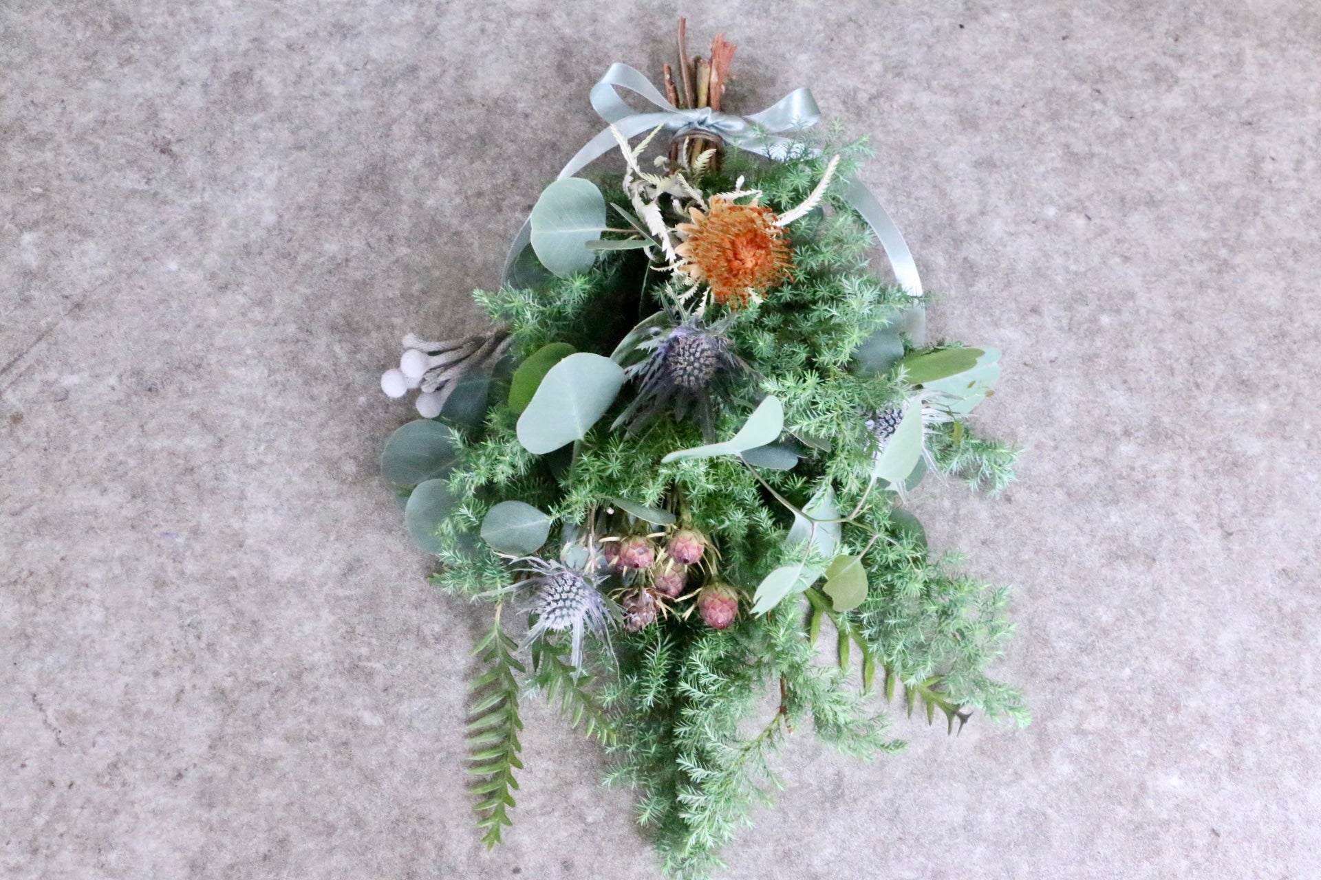 手作りフレッシュクリスマスリース・スワッグ【生花】2025年 – 花