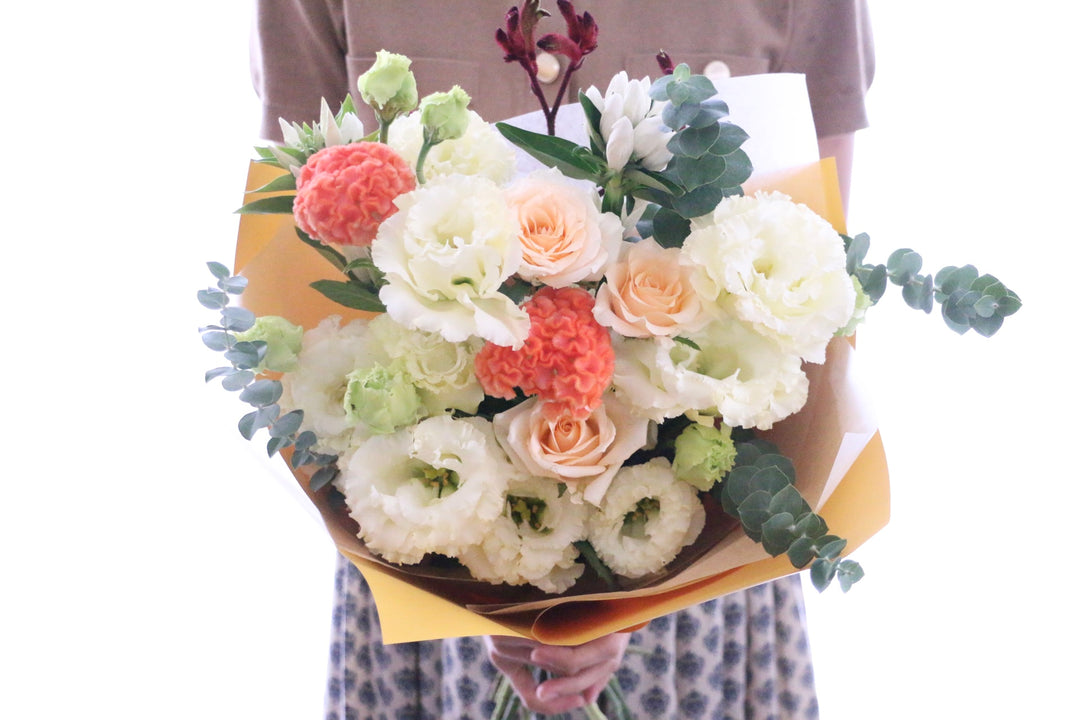【敬老の日】秋の花束 黄色 Lサイズ　8,000円