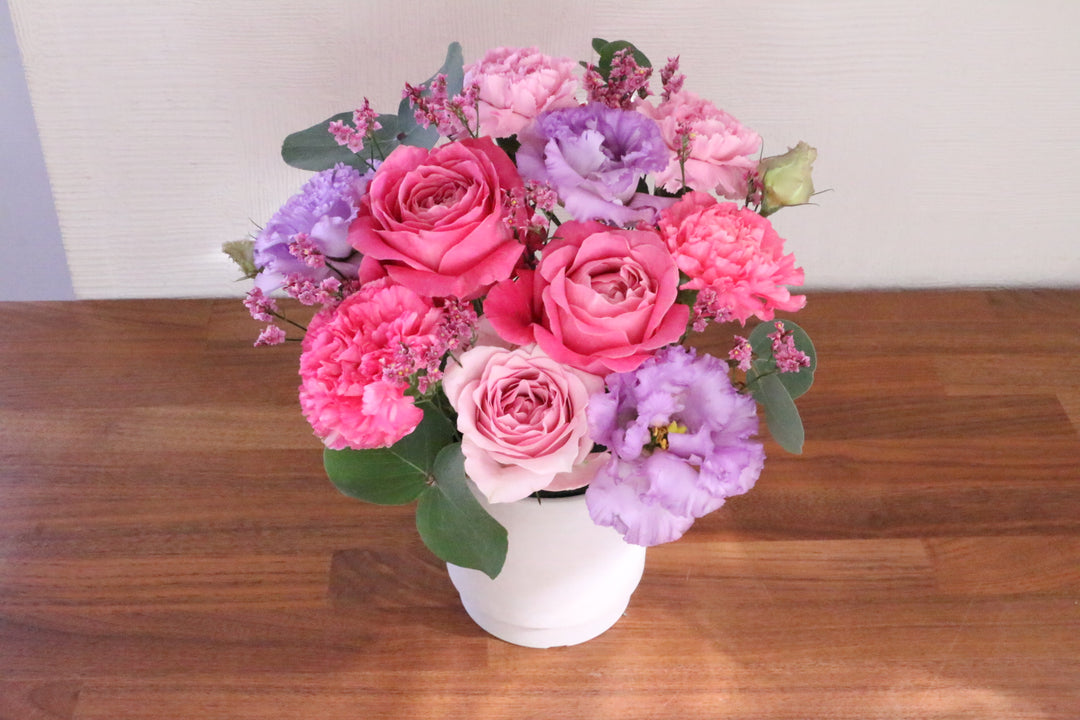 紫・ピンクのアレンジメント 5,000円