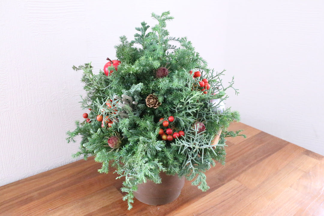 クリスマスツリーアレンジメント　Mサイズ　5,000円