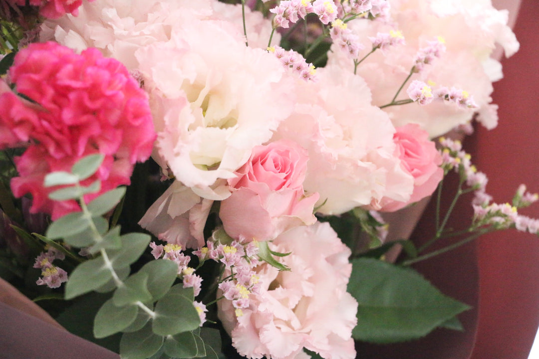【敬老の日】秋の花束 ピンク 