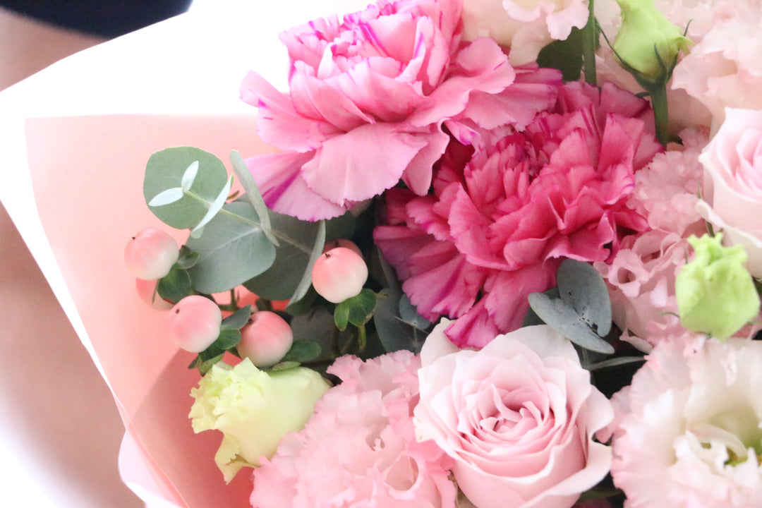 ピンク系の花束 7,000円