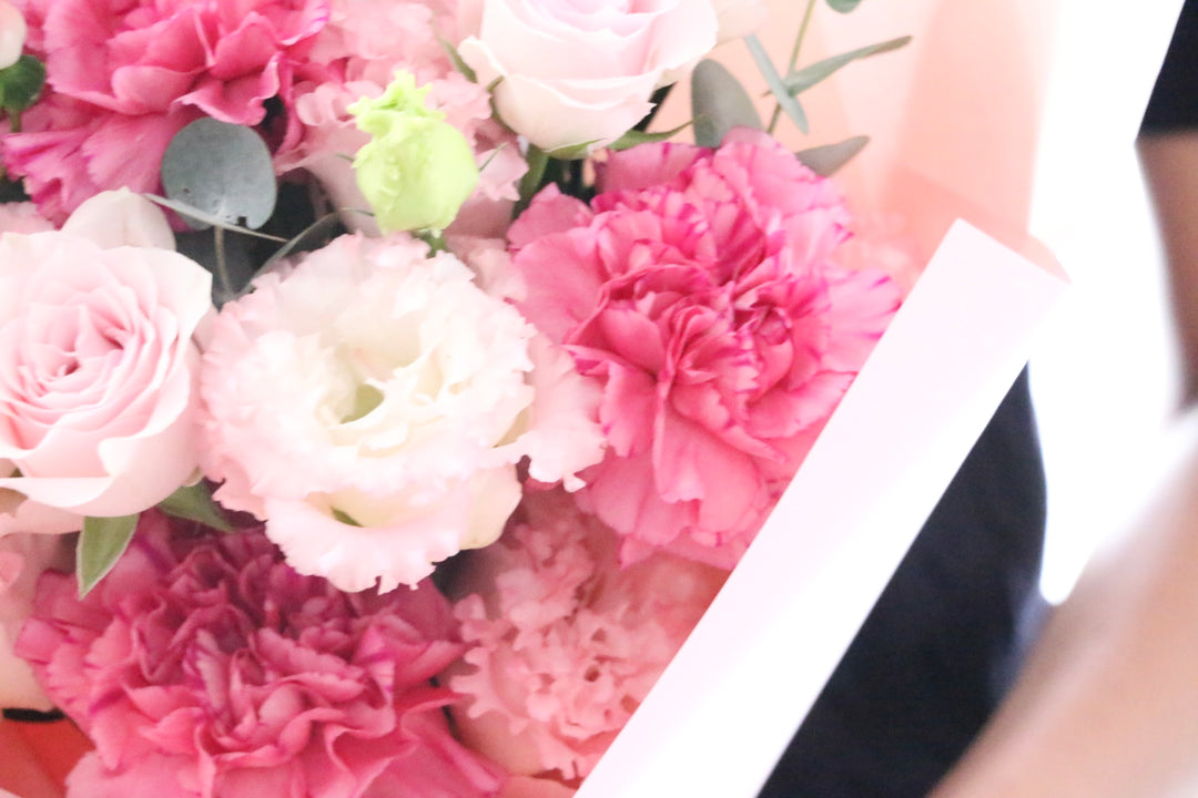 ピンク系の花束 5,000円