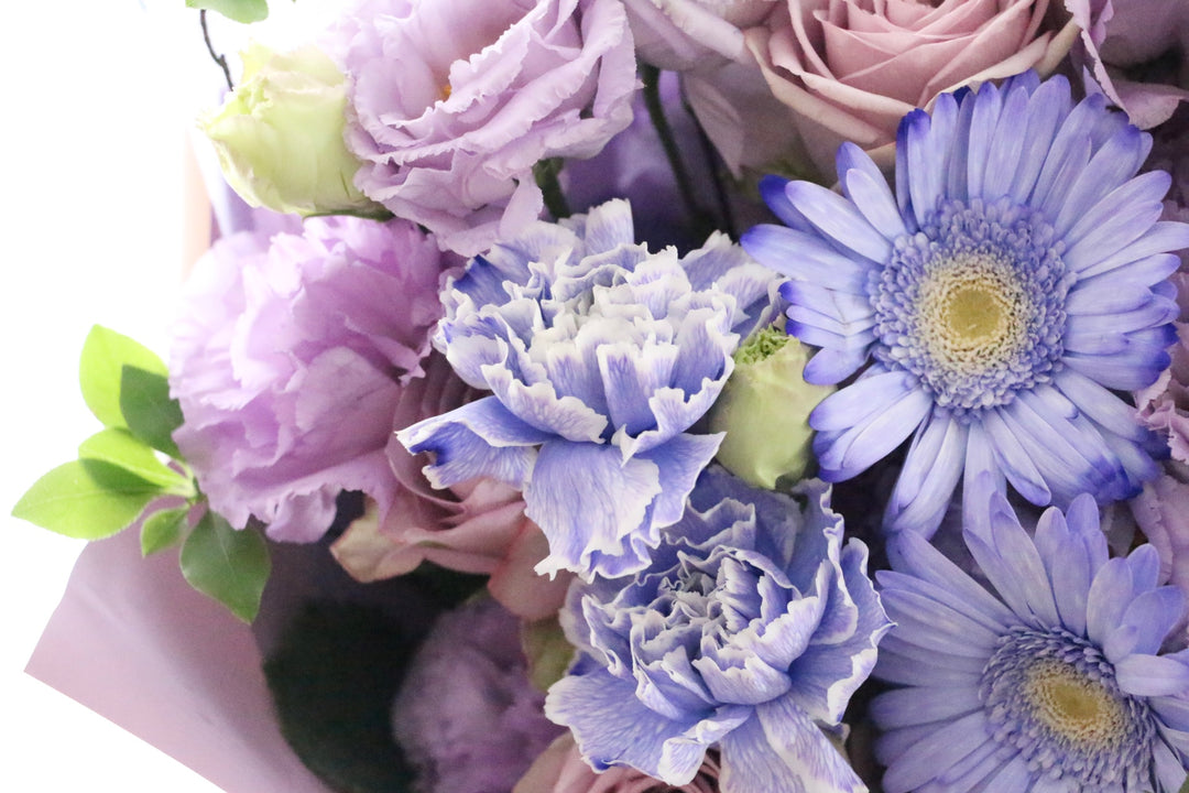 紫の花束 9,000円