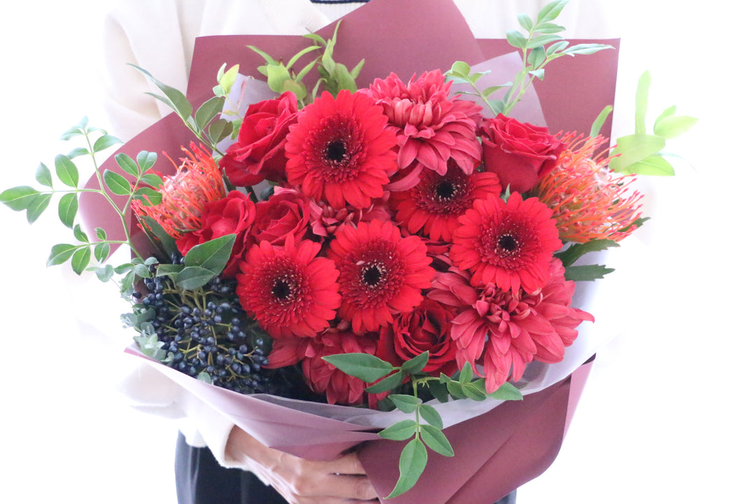 赤色の花束 12,000円
