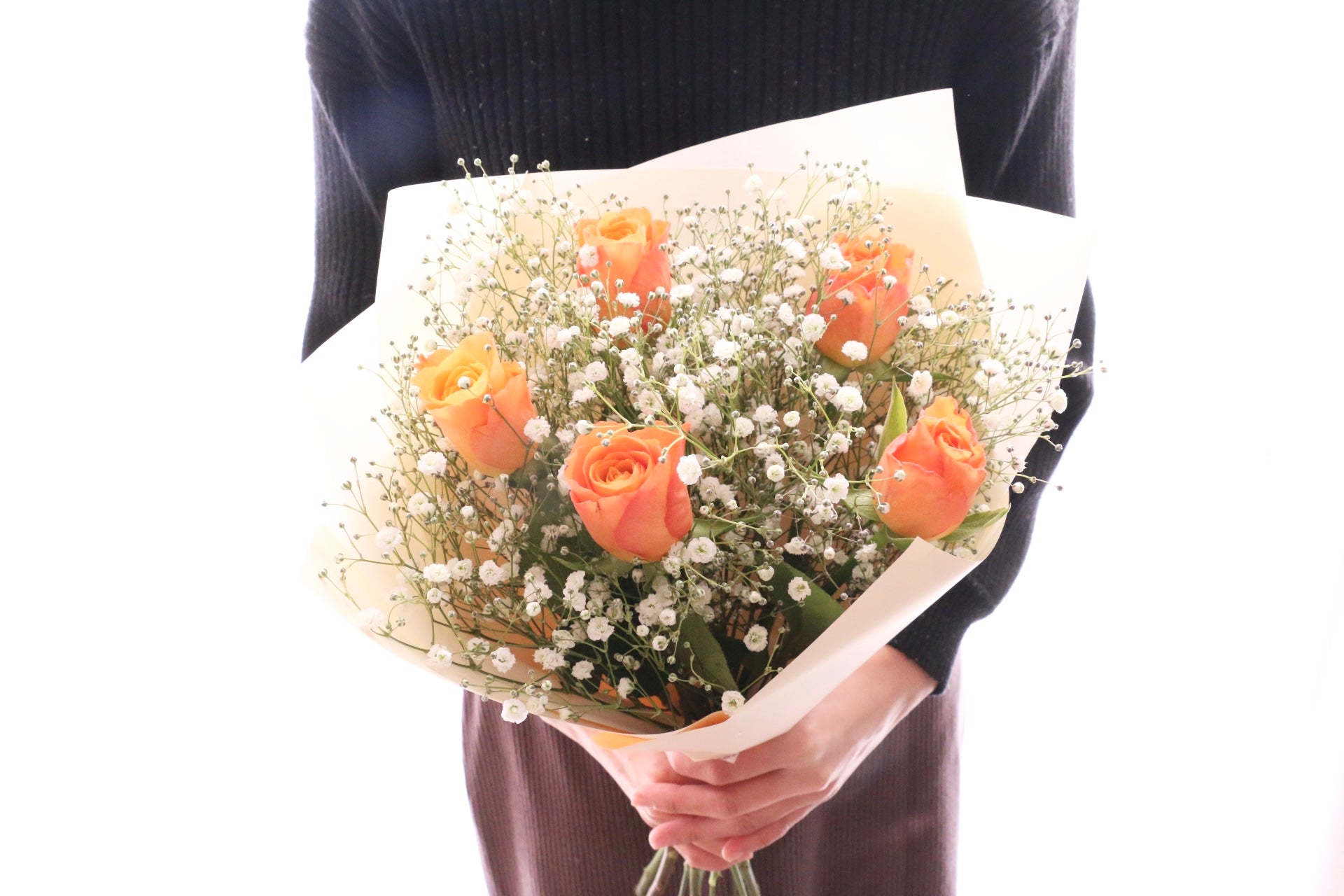 Goldrose Bouquet クリーム色のバラ 観賞用ソープフラワー:rafulu】20本ローズブーケ（全3種） – karendo