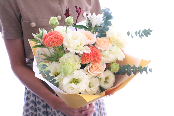 【敬老の日】秋の花束 黄色 Lサイズ　8,000円