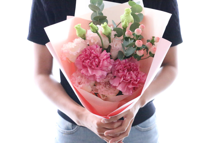 ピンク系の花束 3,000円