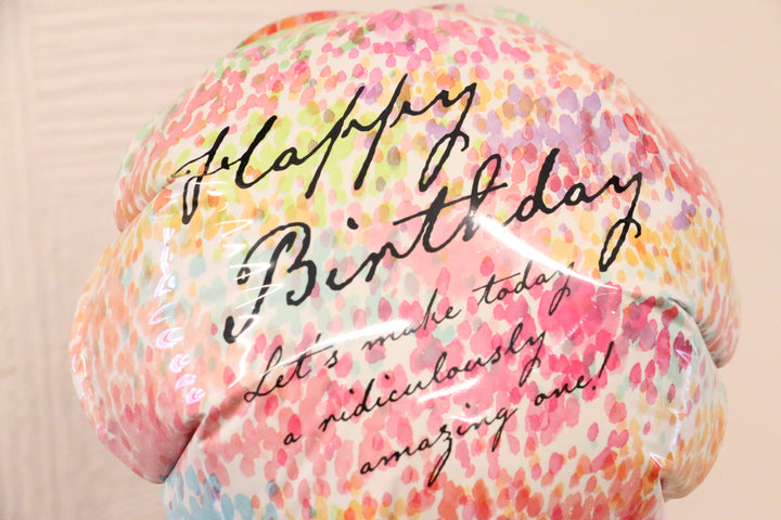 【追加オプション】丸形「HAPPY BIRTHDAY」のバルーン