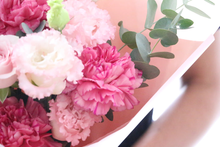 ピンク系の花束 4,000円
