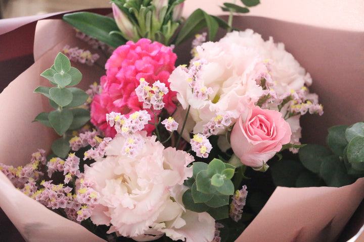 【敬老の日】秋の花束 ピンク Sサイズ　3,500円