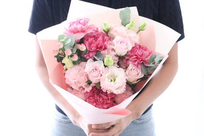 ピンク系の花束 6,000円