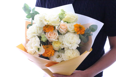 黄色・オレンジ色の花束 6,000円