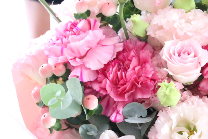 ピンク系の花束 12,000円