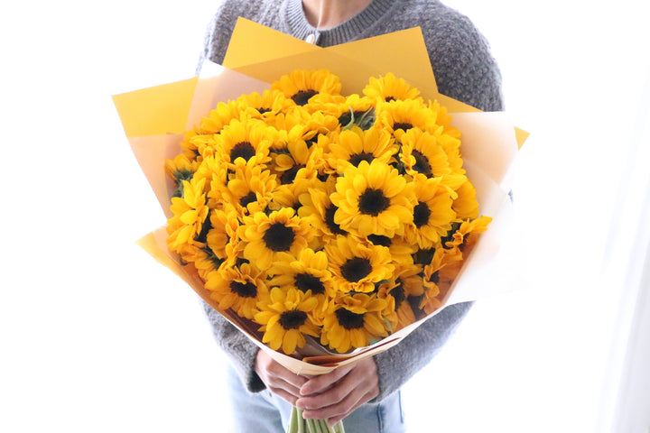 ひまわりの花束（50本）